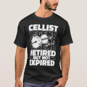 Cellist Retired Orchestra Violincello  Cello T-Shirt (Vorderseite)