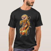 Cellist Sloth Cello Player Animal T-Shirt (Vorderseite)