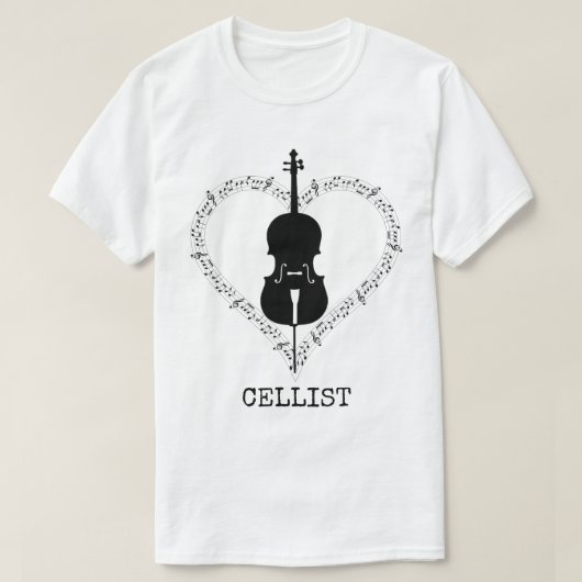 Cellist T-Shirt (Design vorne)