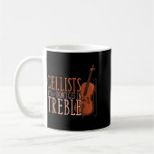 Cellists Don't Get In Trouble Funny Cello Kaffeetasse (Links)