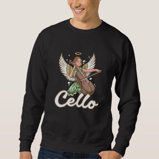 Cello Angel Cello Sweatshirt (Vorderseite)