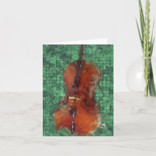 Cello auf Green Karte (Vorderseite)