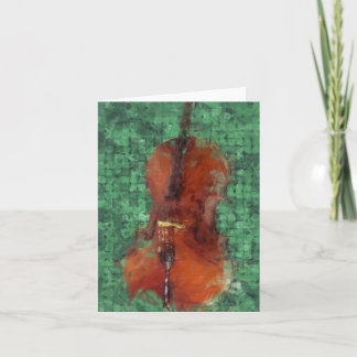 Cello auf Green Karte