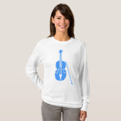 Cello - Baby-Blau T-Shirt (Vorne ganz)