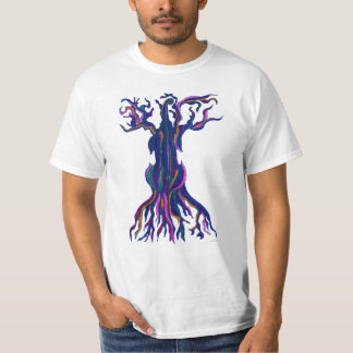 Cello-Baum-Blau-T - Shirt