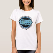 Cello Best Musiknote Circle T-Shirt (Vorderseite)