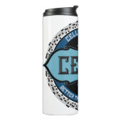 Cello Best Musiknote Circle Thermosbecher (Nach links gedreht)