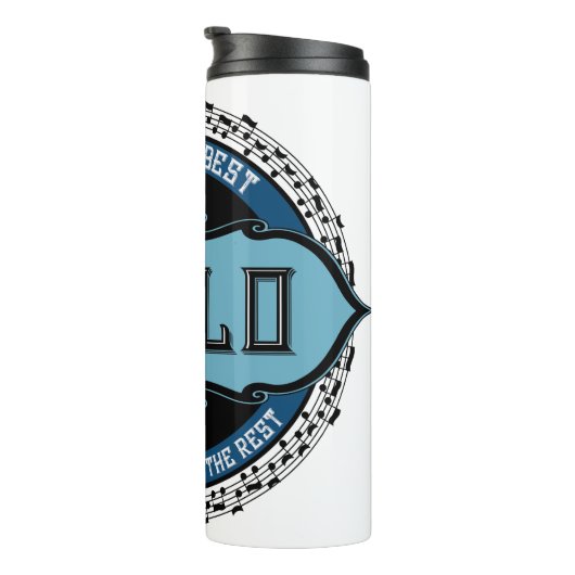 Cello Best Musiknote Circle Thermosbecher (Nach rechts gedreht)