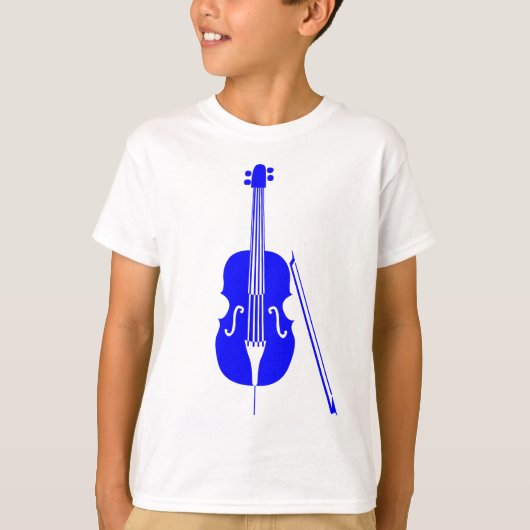 Cello - Blau T-Shirt (Vorderseite)