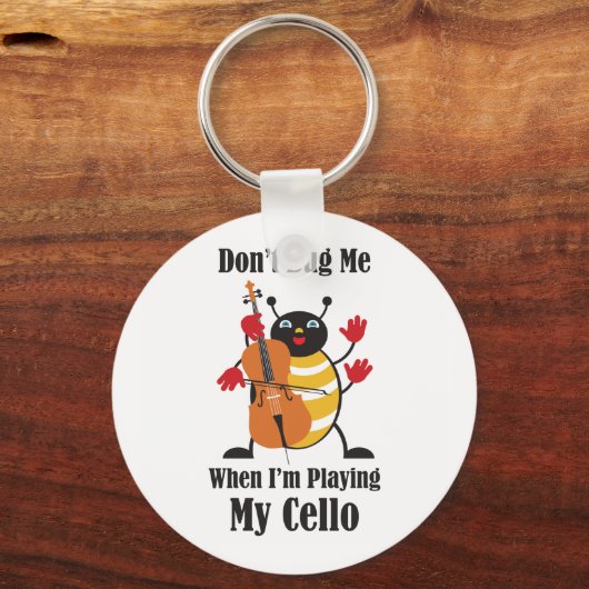 Cello Bug Schlüsselanhänger (Vorderseite)