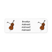 Cello-Cartoon-Abbildung (Vorne)