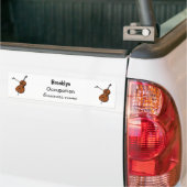 Cello-Cartoon-Abbildung Autoaufkleber (Auf Lkw)
