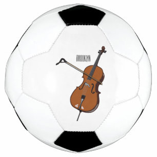 Cello-Cartoon-Abbildung Fußball