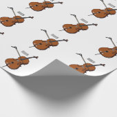 Cello-Cartoon-Abbildung Geschenkpapier (Ecke)