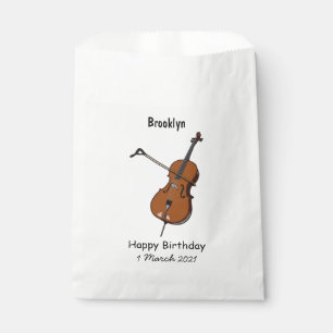Cello-Cartoon-Abbildung Geschenktütchen