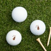 Cello-Cartoon-Abbildung Golfball (Insitu Gras)