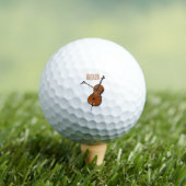 Cello-Cartoon-Abbildung Golfball (Insitu T-Shirt)