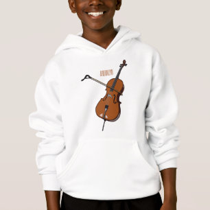 Cello-Cartoon-Abbildung Hoodie