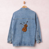Cello-Cartoon-Abbildung Jeansjacke (Hangar)