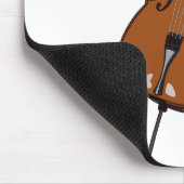 Cello-Cartoon-Abbildung Mousepad (Ecke)