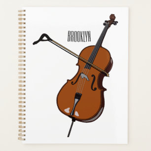 Cello-Cartoon-Abbildung Planer