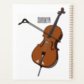 Cello-Cartoon-Abbildung Planer (Rückseite)