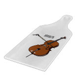 Cello-Cartoon-Abbildung Schneidebrett (Ecke)