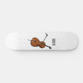 Cello-Cartoon-Abbildung Skateboard (Horizontal)
