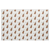 Cello-Cartoon-Abbildung Stoff (Fat Quarter (45,7 x 55,9 cm))