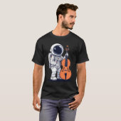 Cello Cellist Music Cello Player Astronaut T - Shi T-Shirt (Vorne ganz)