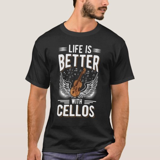 Cello Cellist T-Shirt (Vorderseite)