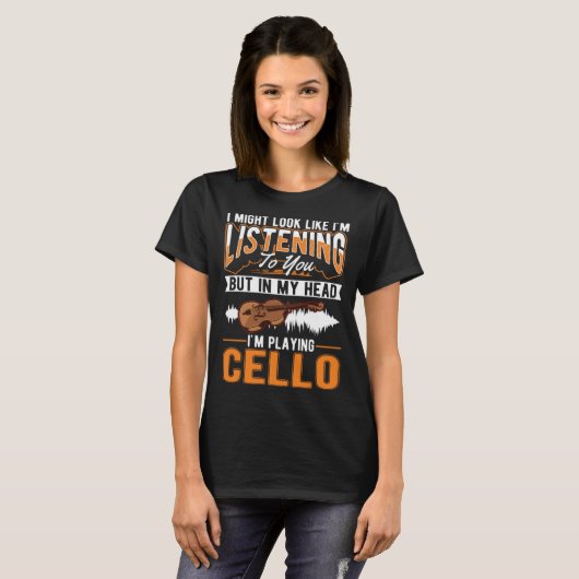 Cello Cello Player Cellist Cello T-Shirt (Vorne ganz)