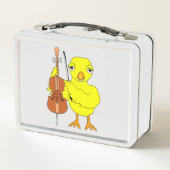 Cello Chick Metall Brotdose (Rückseite)