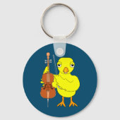 Cello Chick Schlüsselanhänger (Rückseite)