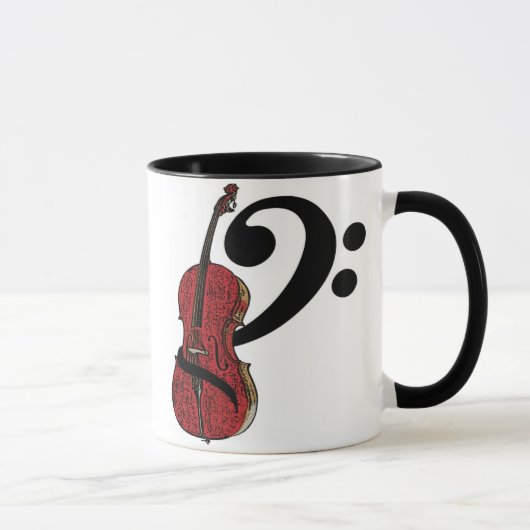 Cello Clef Tasse (Rechts)