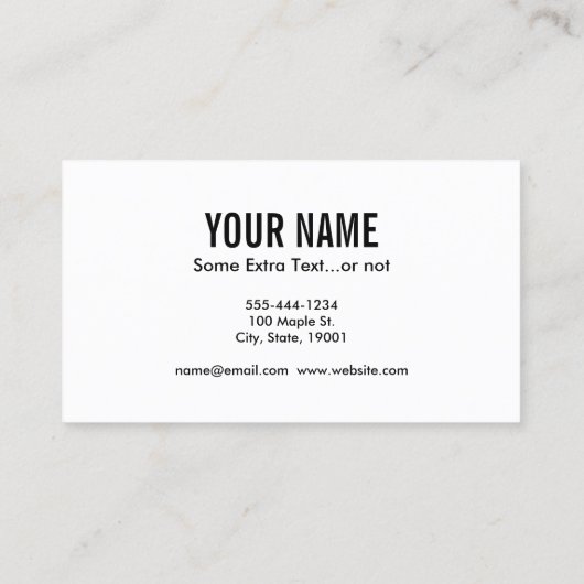 Cello Clef Visitenkarte (Rückseite)