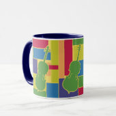 Cello Colorblocks Tasse (Vorderseite Links)