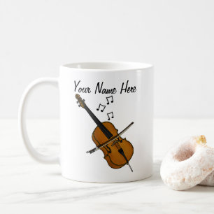 Cello Custom Tasse Cellist String Musician Gift