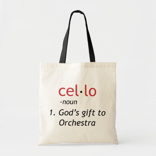 Cello Definition Tragetasche (Vorne)