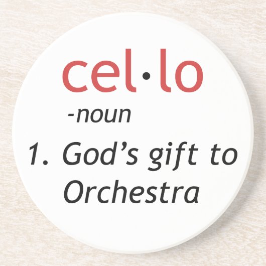 Cello Definition Untersetzer (Vorne)