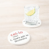 Cello Definition Untersetzer (Seite)