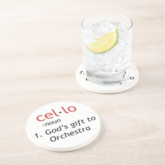 Cello Definition Untersetzer (Seite)