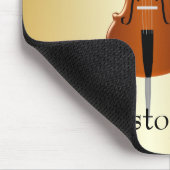 Cello-Design personalisiert Mousepad (Ecke)