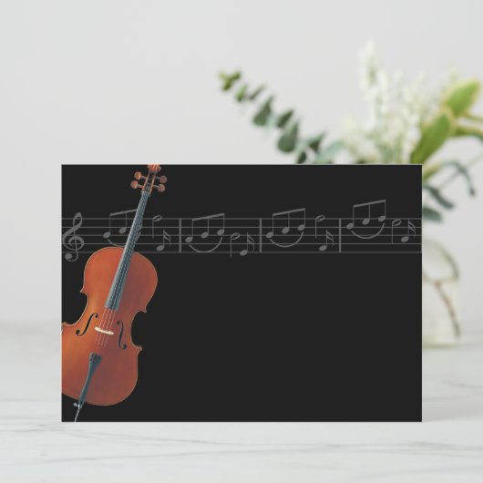 Cello - Einladung zur Musik (Stehend Vorderseite)