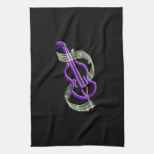 Cello-Entwurf Geschirrtuch (Vertikal)