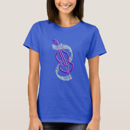 Cello-Entwurf T-Shirt