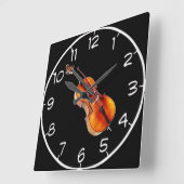 "Cello" Entwurfs-Wanduhren Quadratische Wanduhr (Winkel)
