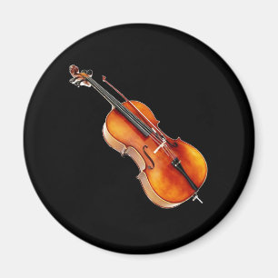 "Cello" Entwurfsgeschenke und -produkte Magnet