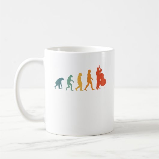 Cello Evolution Retro Orchestra Player Kaffeetasse (Links)
