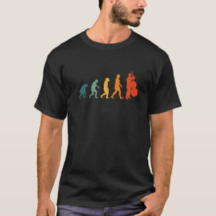 Cello Evolution Vintage Kontrabass Retro Cellist T-Shirt